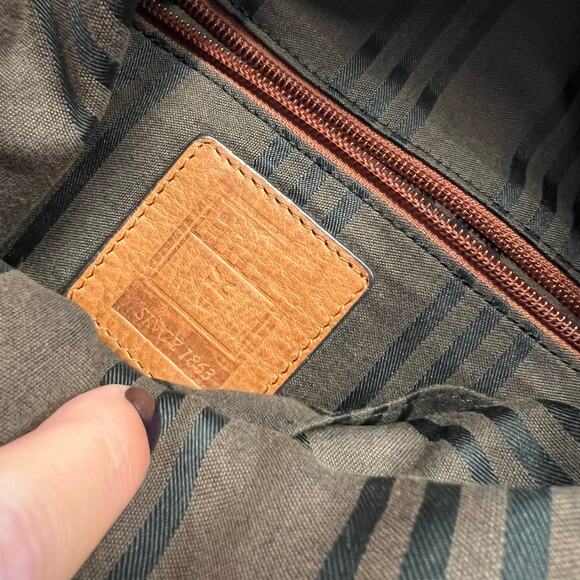 Frye Jenny Fold Over Authentic Leather Crossbody Bag - Picture 6 of 8